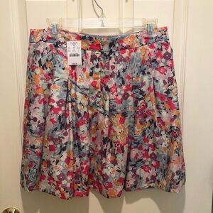 J Crew Floral Skirt